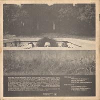 back cover of the Israeli vinyl